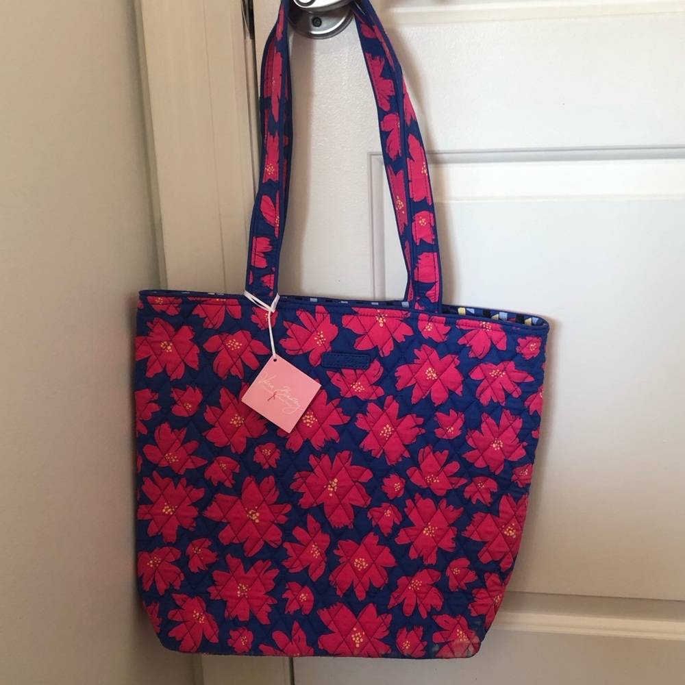 NWT Vera Bradley Iconic Tote: Art Poppies